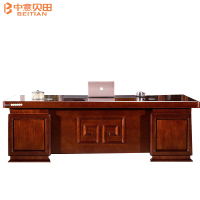 中意贝田 BT-S041办公家具老板桌总裁桌大班台油漆实木贴皮 HJ