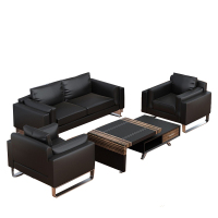 中意贝田 BT-S017 会客接待室商务办公沙发皮艺沙发简易沙发组合 HJ