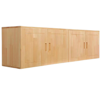 中意贝田 BT-D12实木厨房吊柜墙壁柜衣柜顶柜子储物柜2200×500×500mm HJ