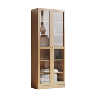 中意贝田 BT-GZ789 展示柜玻璃柜陈列柜公司展览轻奢酒柜实木橡木书柜带玻璃 HJ