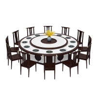 中意贝田 BT-ZY543 餐桌电磁炉一体一人一锅火锅桌商用餐厅餐馆用圆形酒店大圆桌 HJ