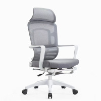 中意贝田 BT-Y777 带脚踏经理椅人工体学职员椅可躺行政办公椅钢铁侠会议椅书房椅子 HJ