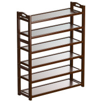 中意贝田 BT-XJ98 鞋架落地置物架简易收纳鞋柜多层玄关放鞋客厅储物 5层-长90cm全板 HJ