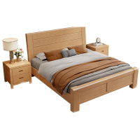 中意贝田 BT-C46 1.8米榉木实木床新中式双人床主卧简约现代大床 HJ