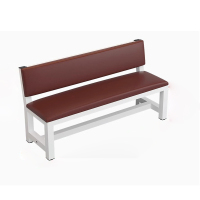 中意贝田 BT-CTY683 长条椅休息区靠墙长条凳沙发带靠背长椅子等候椅软包 HJ