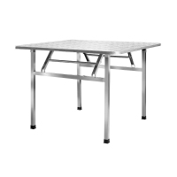 中意贝田 BT-CZ670 1000*1000*750mm不锈钢桌子可折叠式正方形家用商用餐桌 HJ