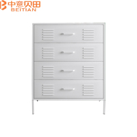 中意贝田 BT-JY002 780*400*975mm 四抽收纳柜简约宽斗柜客厅卧室收纳柜带抽屉储物柜加厚 HJ