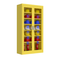 中意贝田 BT-SH07 存放柜带锁车间帽子储存柜工地头盔摆放展示柜矿工帽收纳柜 HJ