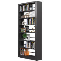 中意贝田 BT-SH06 图书馆钢制书架落地置物架儿童书柜绘本架客厅简约铁艺储物架 HJ