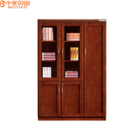中意贝田 BT-W9A办公书厨柜办公室带锁储物资料柜落地组合书柜靠墙档案柜1350*400*2000mm HJ