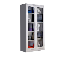 中意贝田 不锈钢资料储物柜带锁器械柜文件柜 通玻文件柜 HJ