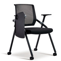 中意贝田 BT-PXY37 折叠培训椅带写字板带轮职员办公桌椅 HJ