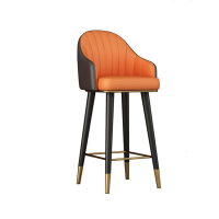 中意贝田 BT-BY8923 酒吧高脚凳岛台椅子吧台椅现代简约靠背椅前台收银台吧凳 HJ