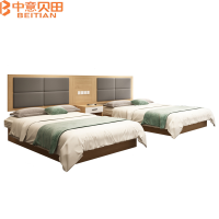中意贝田 BT-C095 酒店家具标间全套床宾馆家具民宿宿舍家具单双人床 HJ