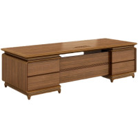 中意贝田 BT-BT0915 新中式老板桌班台办公桌简约高端总裁电脑桌 HJ