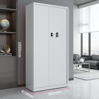 中意贝田XJ012保密柜资料档案柜器材柜办公柜 通门无抽智能密码锁 900*420*1850mm HJ