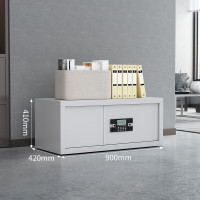 中意贝田XJAG51保密文件柜密码档案柜钢制办公资料柜矮柜 单节顶柜电子密码锁 900*420*410mm HJ