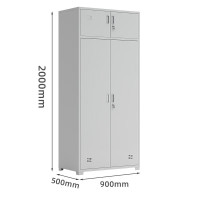 中意贝田 XJ-W2钢制营具军官柜铁皮更衣柜班排内务柜加厚单人款 900*500*2000mm HJ