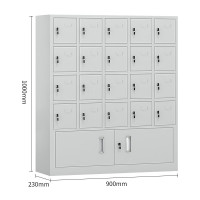 中意贝田XJG20手机柜存放柜电子设备管理柜带锁包管柜 无外门20门铁门存放柜 HJ