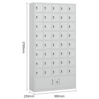中意贝田XJG40手机柜存放柜电子设备管理柜带锁包管柜 无外门40门铁门存放柜 HJ