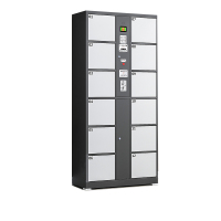 中意贝田TBC-6电子存包柜商场超市单位智能寄存柜储物柜 12门红外条码存包柜 HJ