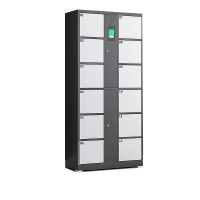 中意贝田TBC-6电子存包柜商场超市单位智能寄存柜储物柜 12门人脸识别存包柜 HJ