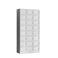 中意贝田 BT-24 更衣柜钢制文件柜带锁 二十四门更衣柜 1800*900*350mm HJ