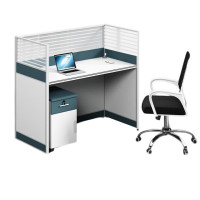 中意贝田KJ28-1B12 职员屏风工位隔断卡座 一字型单人位 1200*600*1100mm HJ