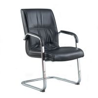 中意贝田 办公椅会议椅办公室椅子电脑椅舒适麻将椅会议椅弓形椅靠背座椅书桌椅皮椅 弓形椅 HJ