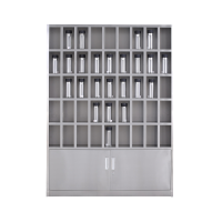 中意贝田 45格不锈钢水杯柜1800*1320*250mm 工厂车间茶水间水杯架多格储物柜碗柜 45格201不锈钢 HJ