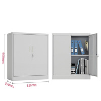 中意贝田 钢制加厚小矮柜资料柜办公室文件柜铁皮柜子档案柜财务凭证带锁储物书柜 加厚小矮柜 HJ