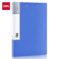 得力(deli)A4睿商5412高档系列金属双强力夹硬文件夹 大容量试卷资料夹诗朗诵签约夹板
