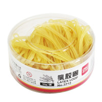 得力(deli) 橡皮筋/橡胶圈/ 乳胶圈 50g-3212(微黄)(1筒)