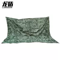 龙盾 420D涤纶牛津布户外迷彩网伪装网汽装饰网绿色伪装网1平方