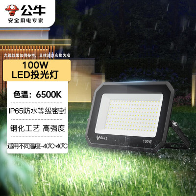 公牛 LED投光灯 MG-D100A-AE 100W 6500K IP65