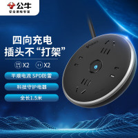 公牛(BULL)抗电涌 3位USB总控全长1.5米 GN-R612U