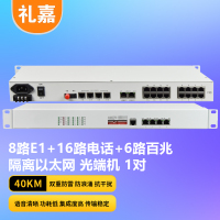 礼嘉/LIJIA 电话光端机 LJ-8E1-16P6EV