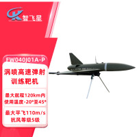 智飞星FW040J01A-P 涡喷高速弹射伞降回收训练演习打靶无人机 靶机