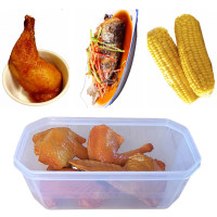 博惠(BO HUI)食物留样专用盒取样盒 600ml单10个装 (配100张标签2号卡)