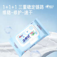 心相印(Mind Act Upon Mind)湿厕纸40抽便携厕后湿巾私处专用清洁杀菌湿手纸卫生厕巾家庭装 40抽*5包