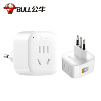 公牛电器 电源旅行转换器插座/转换插头/国内外使用 GN-L01T意大利标国外用(意大利米兰等)