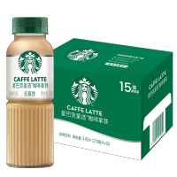 星巴克(starbucks)星选 即饮咖啡 拿铁 270ml*15瓶 瓶装咖啡饮料低脂肪