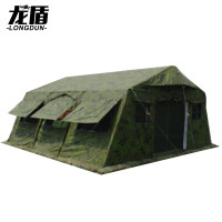 龙盾30平框架帐篷2013-30型折叠式网架野战野营指挥帐篷6*5.6*2.7m