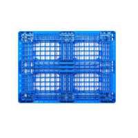 淼圳 货架托盘塑料托盘 仓库货架托盘卡板1200*1000*150 蓝色托盘