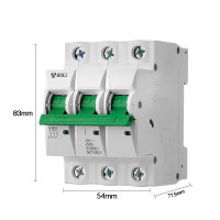 公牛电器 空气开关LB5-125Y/80A-3P/C型断路器400V