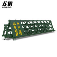 龙盾电动拒马绿色带刺路障训练用品道路防撞栏阻车器隔离栏