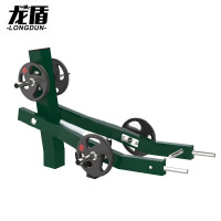 龙盾单人力量训练器 室外体能健身训练器材 硬拉训练器 含20kg杠铃片