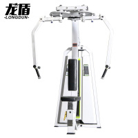 龙盾蝴蝶机 单人多功能大型力量运动器材 反飞鸟坐姿扩胸训练器材