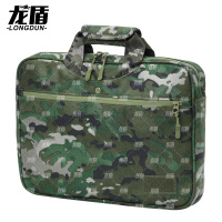 龙盾 作业包手提公文包 迷彩电脑包指挥文件包 水墨纹夏