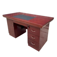 中虎办公桌电脑桌职员桌1.4米木皮 1.4m*0.7m*0.75m